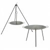 Grill tárcsa kétfunkciós, vas 40cm