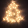 Karácsonyi LED ablakdekoráció - Fenyőfa