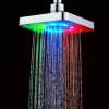Színváltós LED zuhanyfej