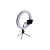 Selfie LED lámpa, mini tripod állvánnyal, fényerőszabályozóval