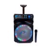 Kimiso - Hordozható bluetooth karaoke hangfal, 12 col, mikrofonnal, távirányítóval, digitális kijelzővel