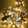 Színesen világító, LED-es karácsonyfa izzó, 10,4 méteres