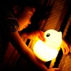 Éjszakai fény-Színesen világító gumikacsa