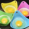 4 db-os szilikonos tojásfőző szett (változó színekben)