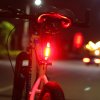Akkumulátoros kerékpár hátsó lámpa