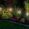 Napelemes, leszúrható kerti szolár lámpa, 77 cm-es
