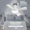Távirányítós lámpa és ventilátor 2 az 1-ben
