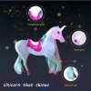 Világító unicornis, babával
