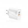 Hálózati adapter, 65 W-os, USB-C + USB bemenettel