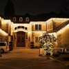 Különböző színű jégcsap fűzér, 180 LED-es