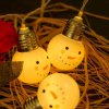 10 darabos Hóember LED Füzér