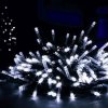 Színesen világító, LED-es karácsonyfa izzó, 5 méteres
