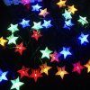 Csillag alakú karácsonyi fényfüzér