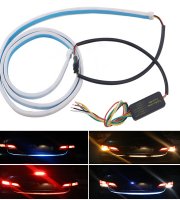 Autó tuning - Hátsó LED kijelző szalag, Fehér/Piros/Kék/Sárga
