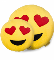 Szerelmes Emoji Párna - 50 cm