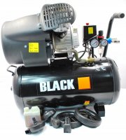 Black két hengeres légkompresszor 8bar 50L 3000W