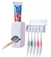 Automata fogkrém adagoló, fogkefe tartóval