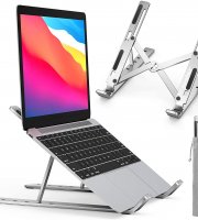 Állítható dőlésszögű laptop és tablet tartó