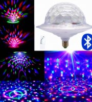 Bluetooth UFO Party LED Lámpa E27 Foglalathoz