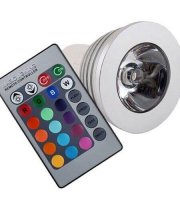 Távirányítós színes LED Lámpa