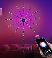 Telefonról üzemeltethető Tűzijáték LED szalag, bluetooth