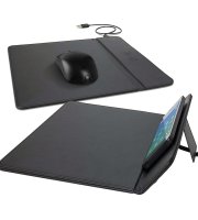 Vezetékes egérpad, mobiltelefon töltés funkcióval